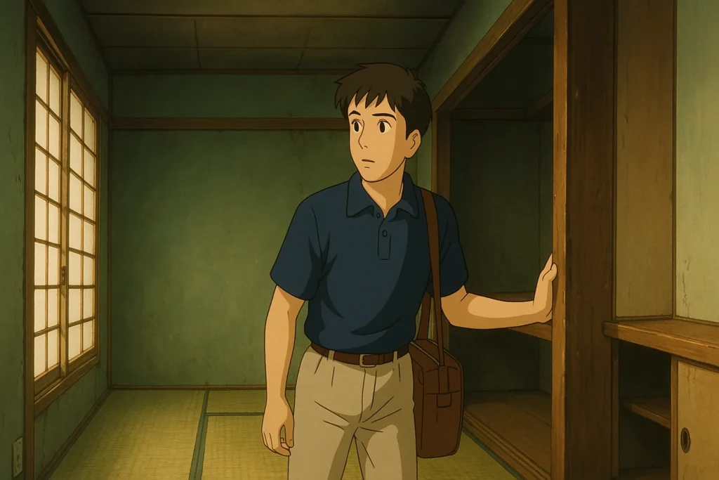 扉の向こうに、誰もいない静けさ