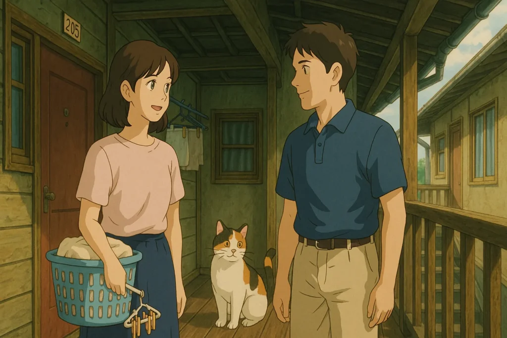 踊り場でほどける音【蓮見荘】